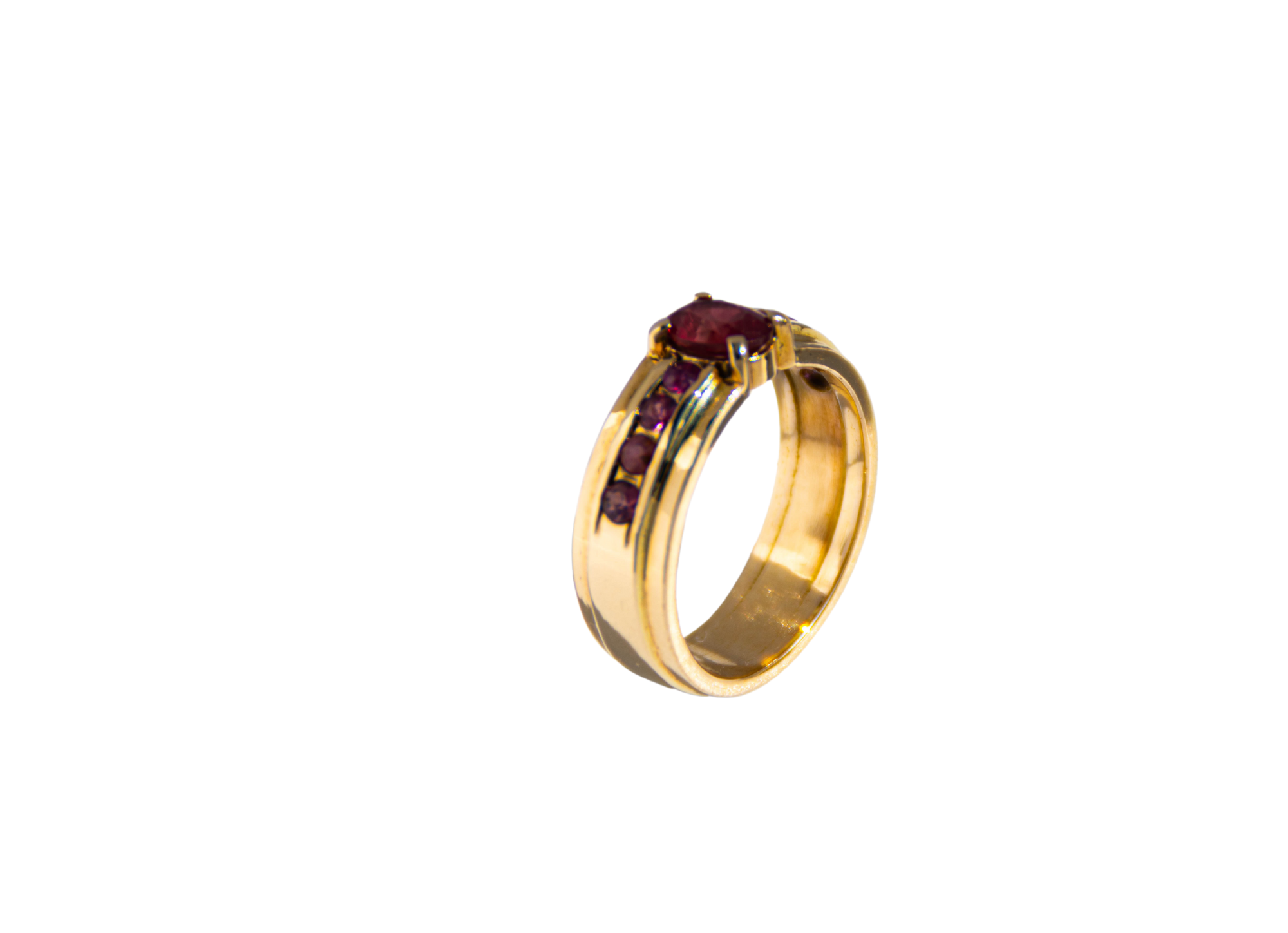 Bague en or 18 carats et rubis naturel – Éclat d’âme